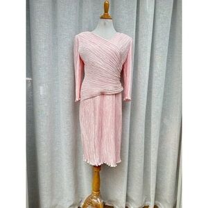 Elegant Pink Mini Dress